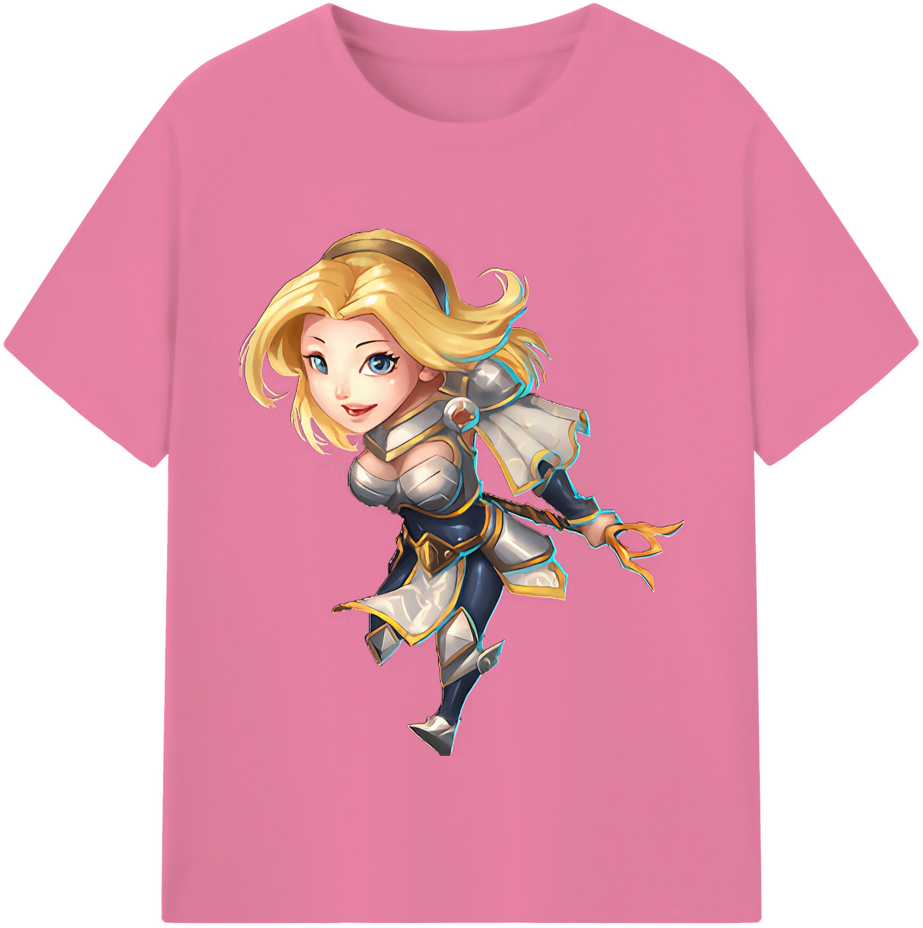 リーグ・オブ・レジェンド League of Legends LOL 綿100％半袖Tシャツ（フロントプリント）